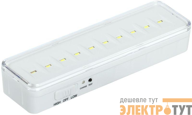 Светильник ДБА 3925 аккумулятор 2ч 1.5Вт IEK LDBA0-3925-10-K01