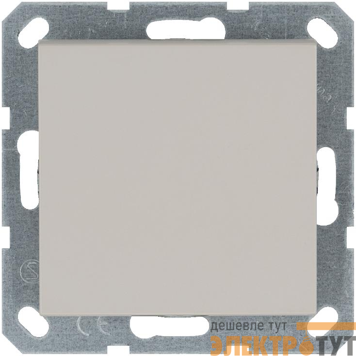 Кнопка звонка 1-кл. 10А IP20 механизм тауп Jasmart G3010T