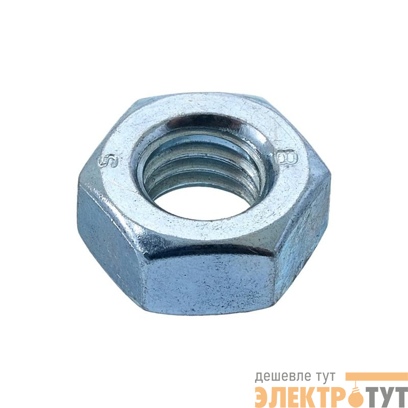 Гайка шестигранная М12 DIN 934 класс прочн. 8.0 цинк. пакет (уп.50шт) СТРОЙМЕТИЗ UTORM969089М12
