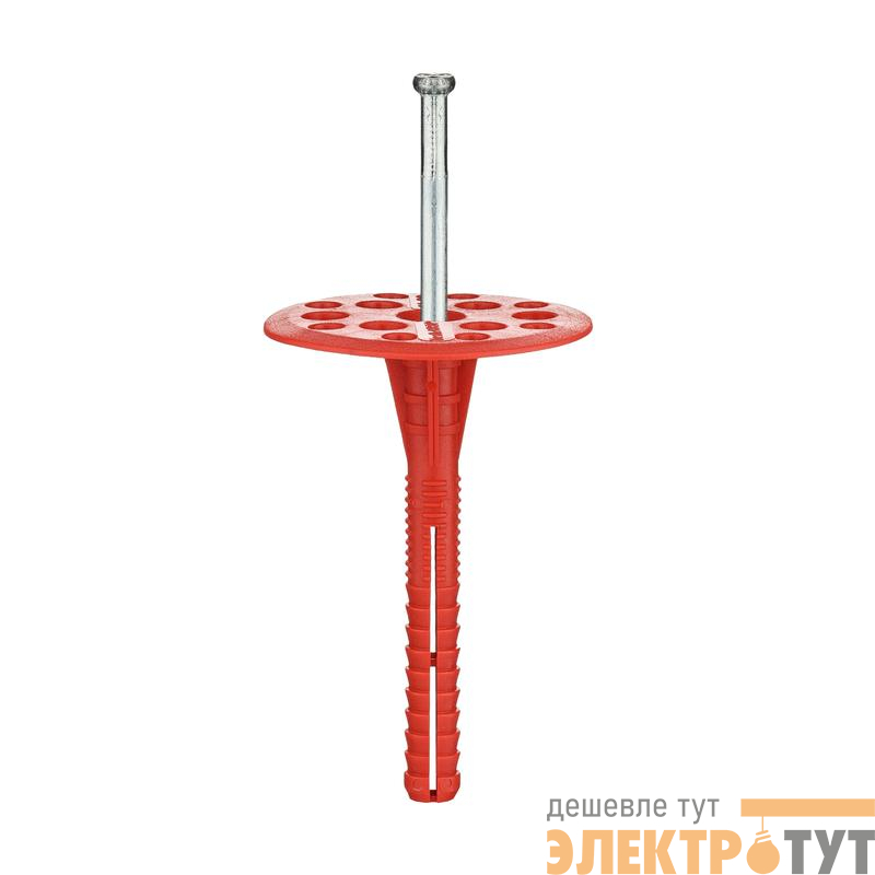 Дюбель для теплоизоляции с мет. гвоздем 10х90 (уп.250шт) Tech-KREP 130109