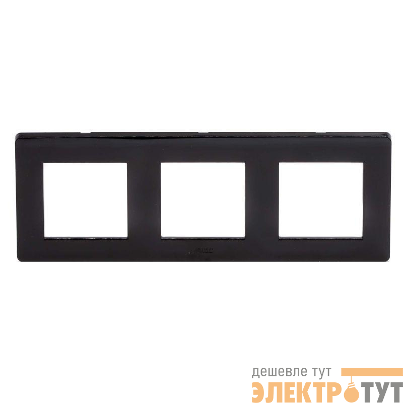Рамка 3-м 3х2мод. Brava черн. DKC 75013B