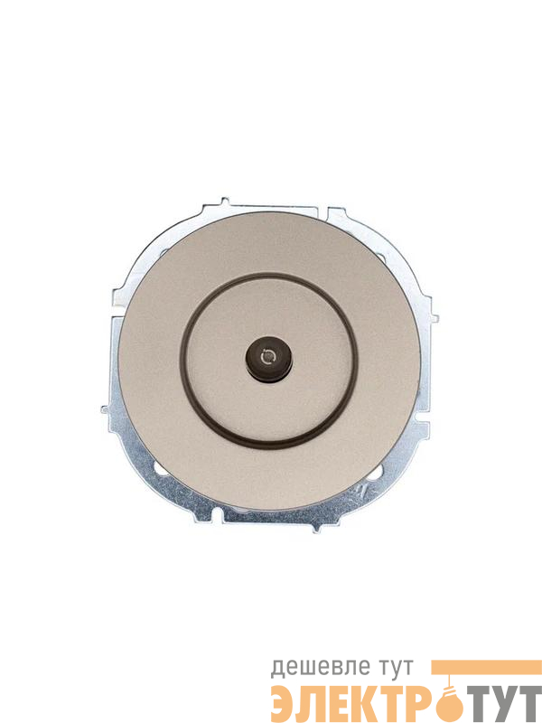 Розетка телевизионная оконечная СП OSEN механизм титан LEZARD 743-3788-130