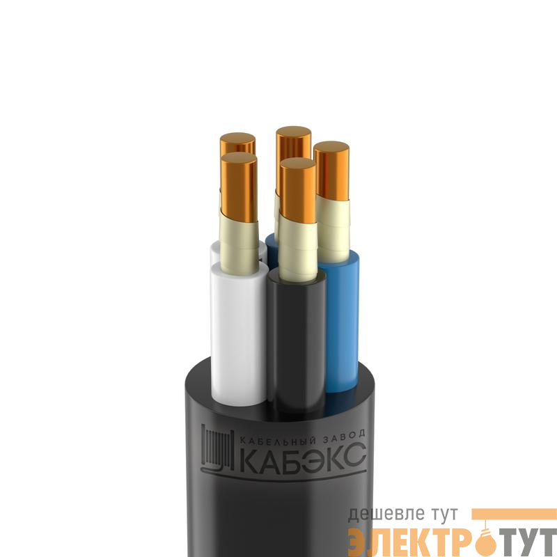 Кабель ВВГнг(А)-FRLSLTx 5х2.5 ОК (N PE) 0.66кВ (м) Кабэкс ТХМ00070176
