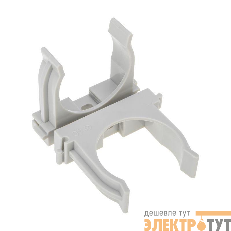 Держатель для труб (клипса) d40мм для монтажн. пистолета сер. Rexant 28-0440-1