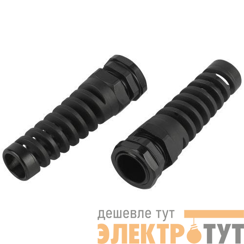 Ввод кабельный (сальник) PGR 21 d13-18мм (d отверст. 28.3мм) IP54 с гибким отводом (уп.5шт) Эра Б0065204