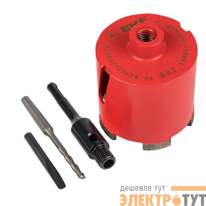 Коронка алмазная DCH-82 Laser M16 SDS-Plus Expert EKF dch-82-m16