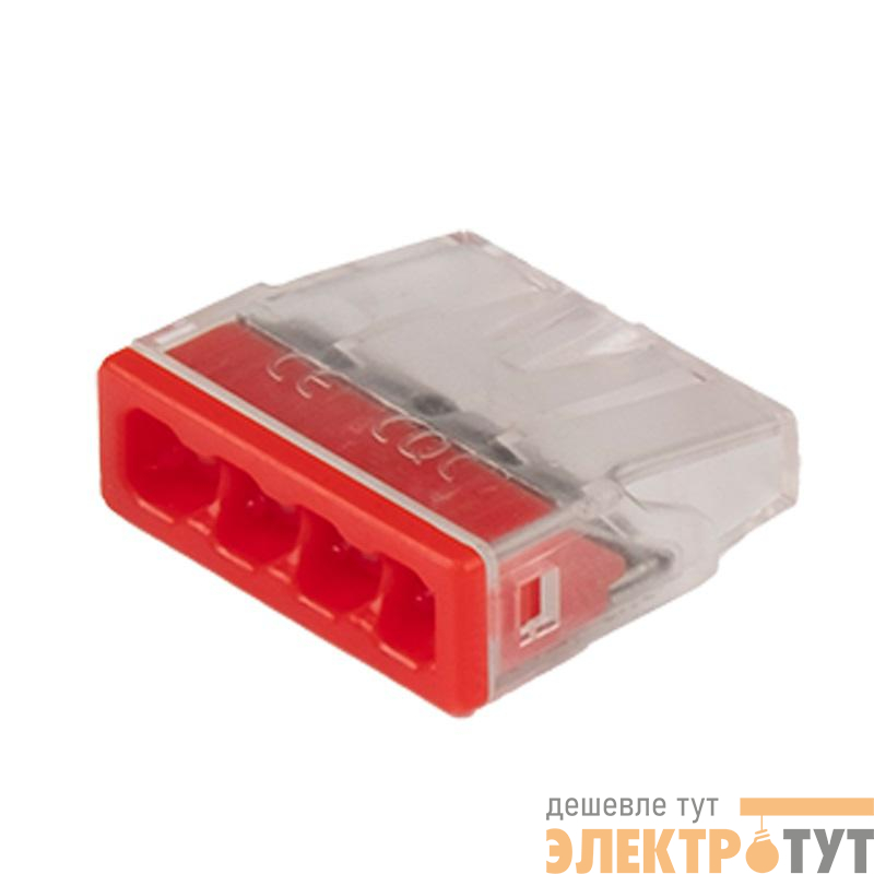 Клемма монтажная нажимного соединения PTC-4P 2273-244 450В 32А 0.14-4.0кв.мм Jazzway 5051157