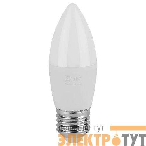 Лампа светодиодная GREEN LINE B35-6W-865-E27 GL 6Вт свеча 6500К свет холод. E27 Эра Б0067123