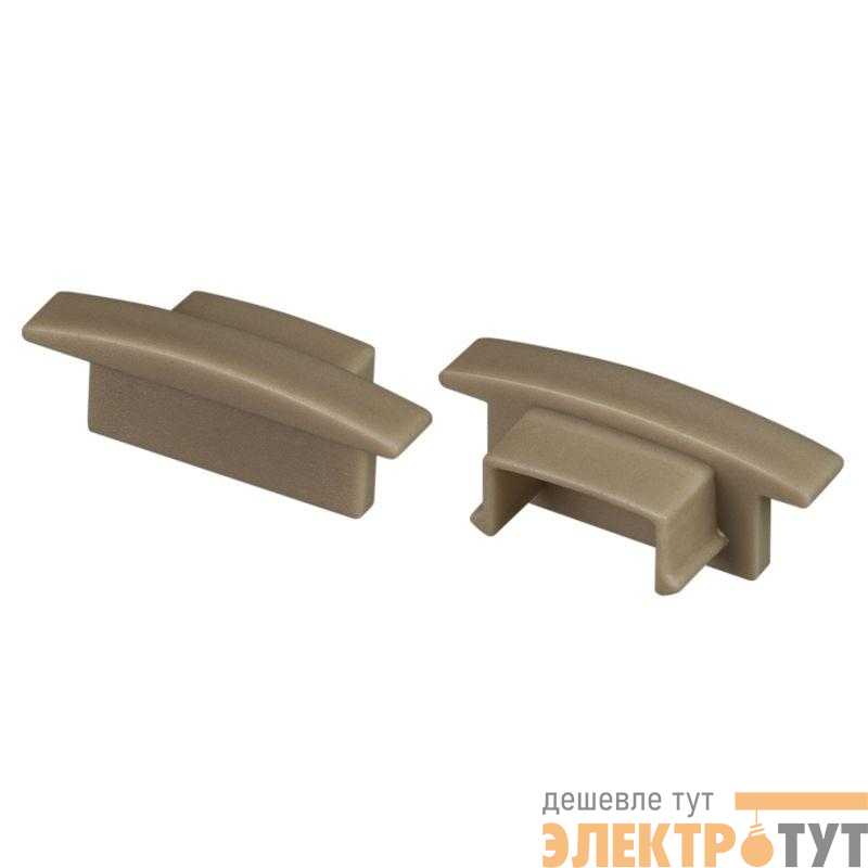 Заглушка LINE-2308-F OLIVE GREY глухая пластик Arlight 038636