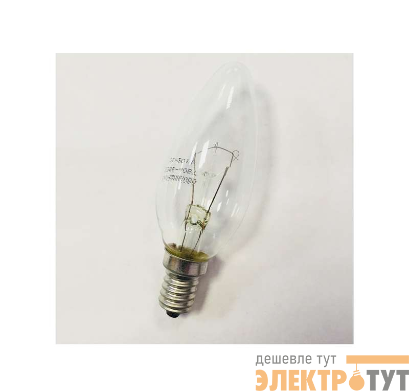 Лампа накаливания ДС 230-60Вт E14 (100) Favor 8109010 изображение