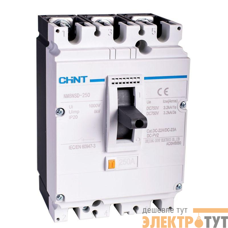 Выключатель-разъединитель 2п NM8NSD-250 DC (R) CHINT 273113