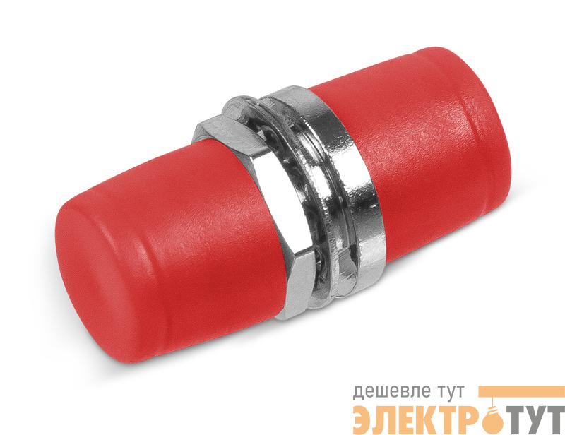 Соединитель проходной FC-FC-SM FC-FC SM для одномод. кабеля D-тип корпус метал. Cabeus 7021c