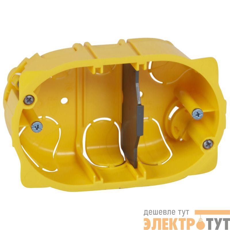 Коробка встр. для сух. перегор. 3п глуб. 40мм Batibox Leg 080049