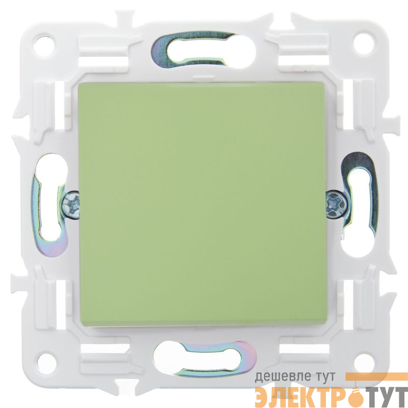 Выключатель 1-кл. SKANDY 10А SK-V01G мятный IEK SK-V10-0-10-K06