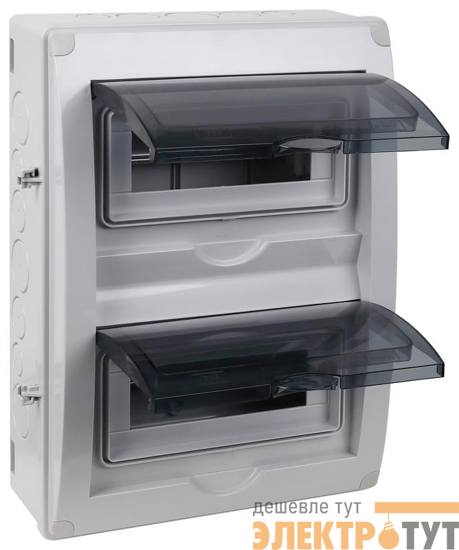 Щиток отркрытая проводка на 20 модулей с 2 вертик.дверцами 390х302х120мм IP65 УХЛ1 Ruvinil 69020