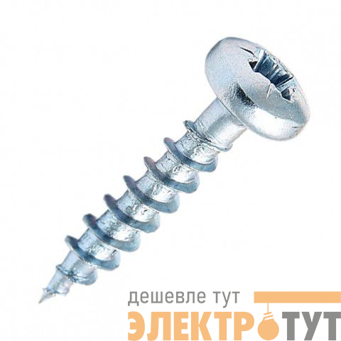Саморез 4.2х45 DIN 7981 полукругл. головка острый цинк (уп.100шт) Промрукав PR08.9576