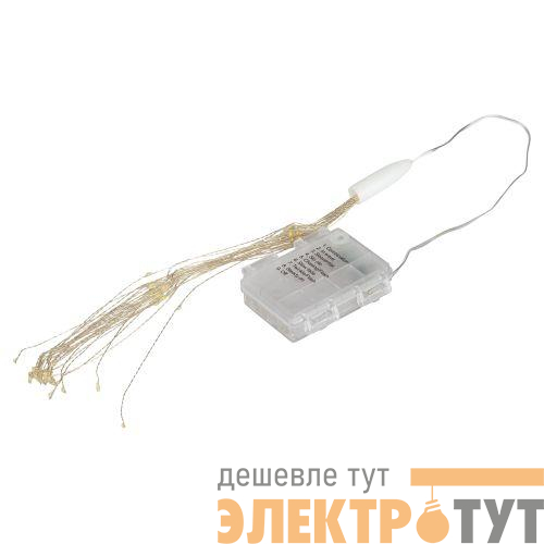 Светильник светодиодный новогодний "Салют" 90LED тепл. бел. 2хAA подвесной ENIS-90W Эра Б0060541