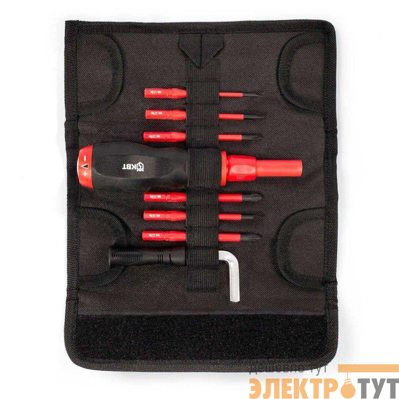 Набор диэлектрических отверток НИО-3306 СЛИМ КВТ 90952