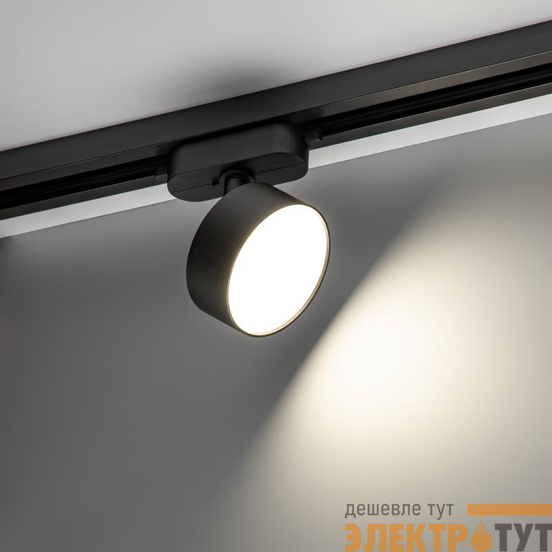 Светильник трековый светодиодный ARTLINE поворотный 75х75х30мм 10Вт 700Лм 4000К 230В алюм. 4.5кв.м черн. Ritter 59726 5