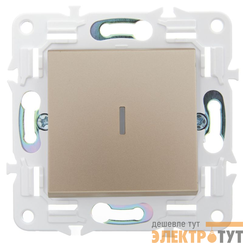 Выключатель проходной 1-кл. SKANDY 10А SK-V08Sa с индикацией песочн. IEK SK-V12-1-10-K98