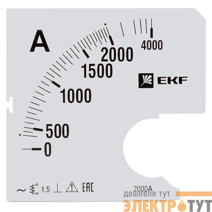 Шкала сменная для A961 2000/5А-1.5 PROxima EKF s-a961-2000