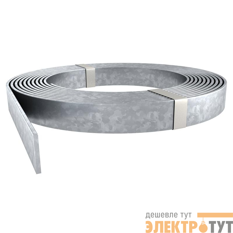 Полоса (проводник плоский) 40х5мм сталь гор. цинк. (бухта 30м) OBO 5019360