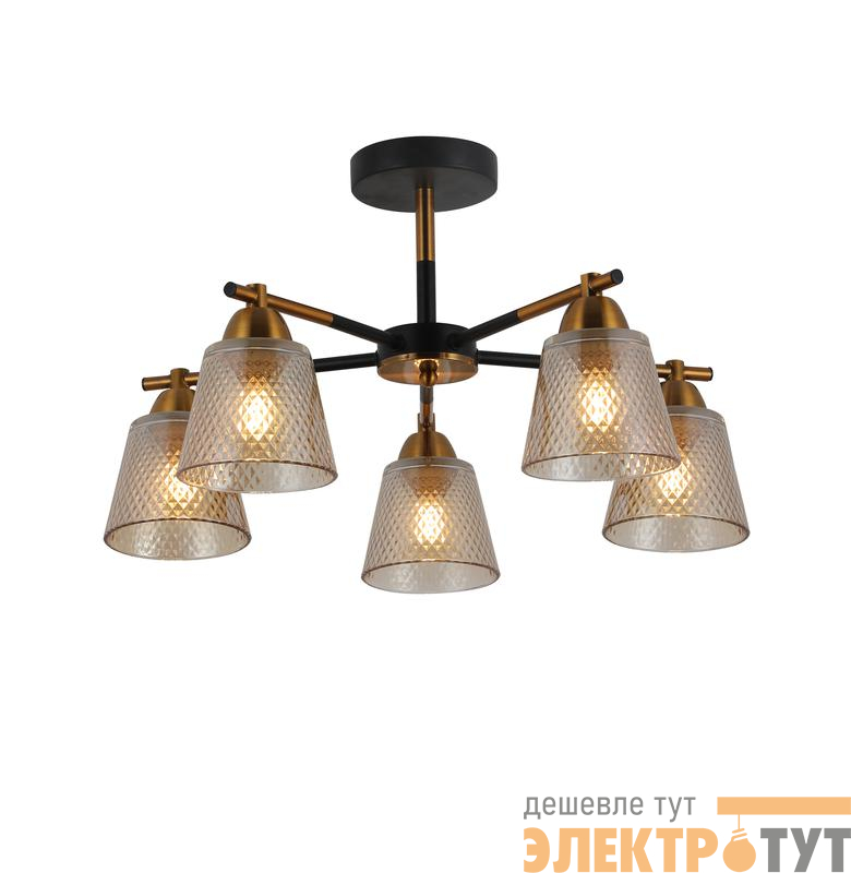 Люстра Kello 60Вт E27х5 IP20 Freya FR4015PL-05BBZ