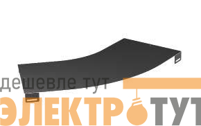 Крышка для угла лестн. лотка горизонтальный 45град. осн. 200 гор. цинк DKC LK0230HDZ