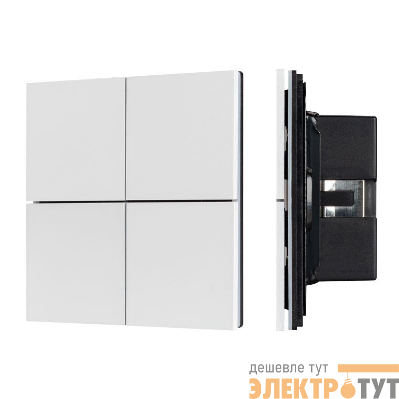Панель кнопочная KNX-304-23-IN White (BUS Frameless) (IP20 металл) INTELLIGENT ARLIGHT 038365