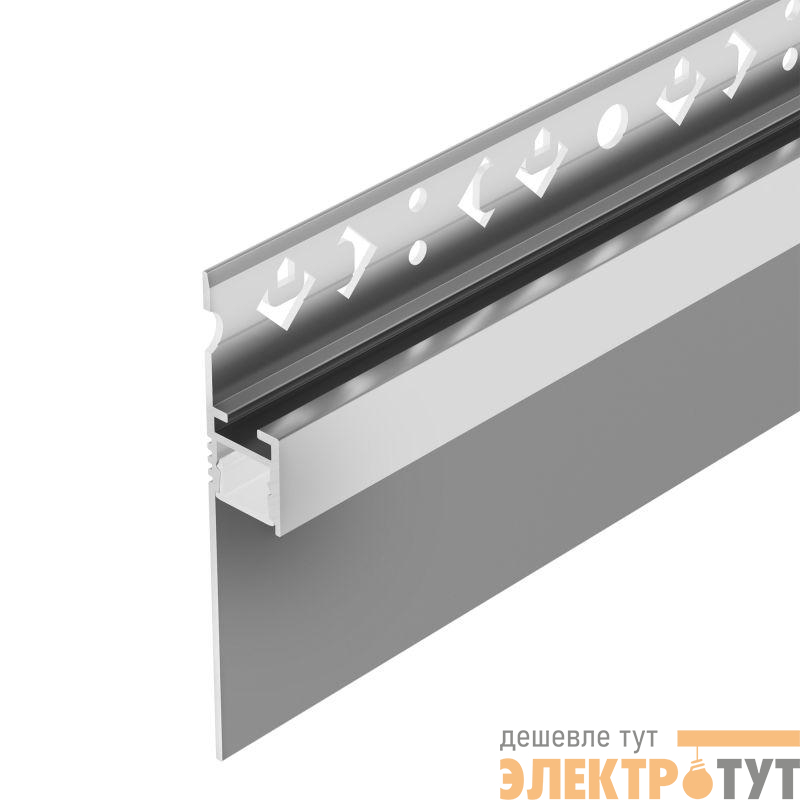 Профиль ARH-PLINTUS-50-FANTOM-3000 ANOD L3000 алюм. Arlight 052662