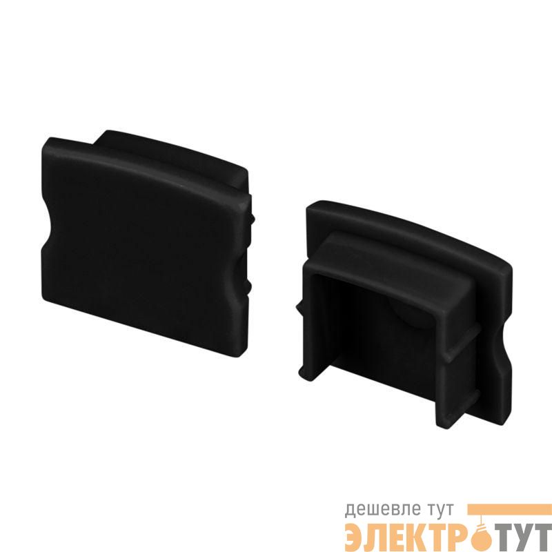 Заглушка LINE-1715 глухая BLACK пластик (комплект) Arlight 044276