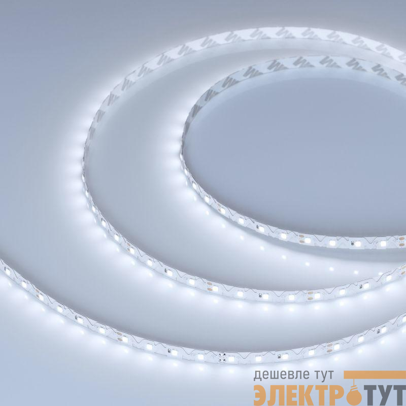 Лента светодиодная RZ-A80-8mm 24V White 6000К 8Вт/м IP20 2835 (уп.5м) Arlight 046012