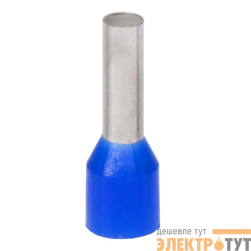 Наконечник-гильза с изолирован. фланцем для жилы 2.5кв.мм длина контактн. части 12мм син. DKC IF2.5-12BL