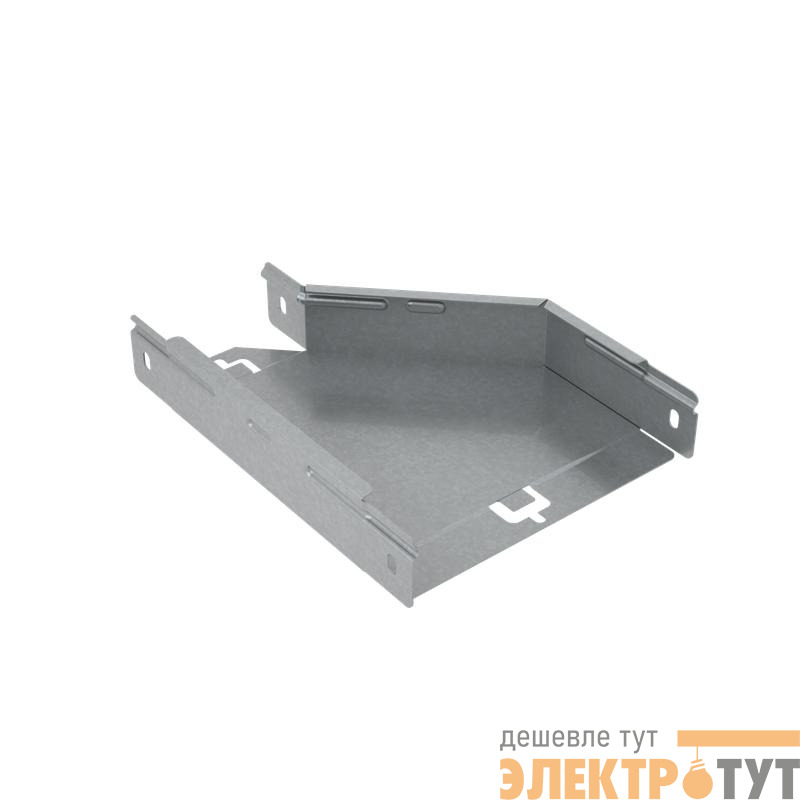 Переходник для лотка левый 50х50-100 сталь 1мм "ПЛЮС" PDplus50-50-100-L КМ PL0691