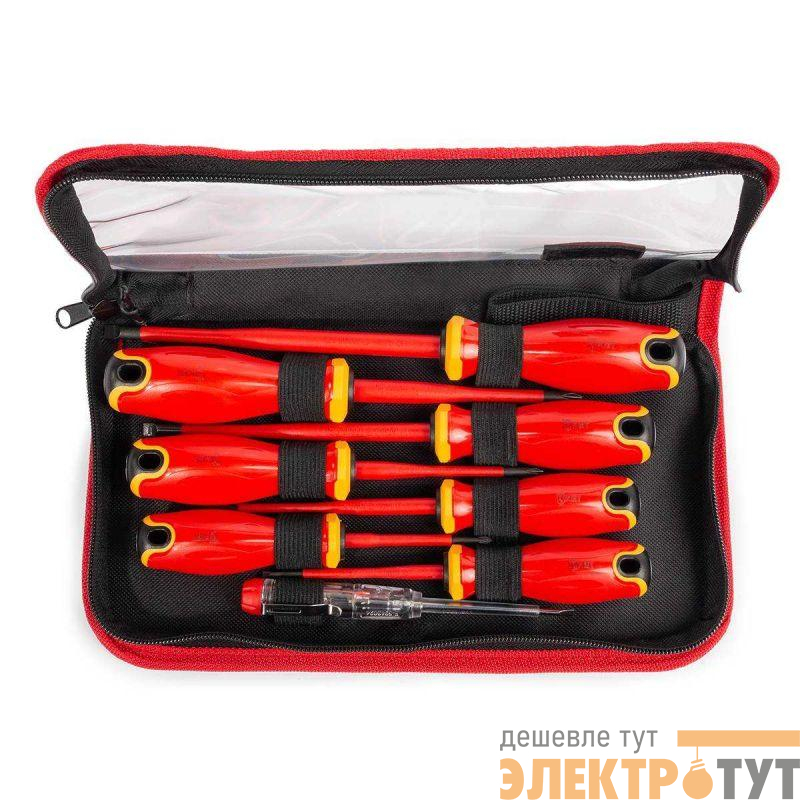 Набор диэлектрических отверток "Слим" НИО-2208 КВТ 88934