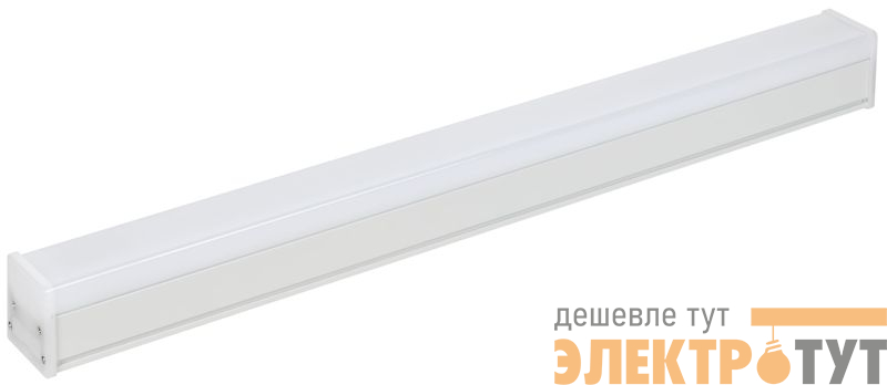 Светильник светодиодный 1011 20Вт 6500К 600мм линейный офисный бел. IEK LT-LDCK-0-1011-020-65-K01