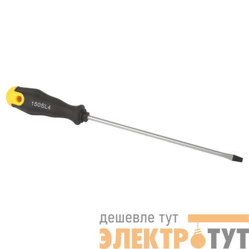 Отвертка шлицевая SL 4х150мм двухкомпонентн. рукоятка 150SL4 Эра Б0055859