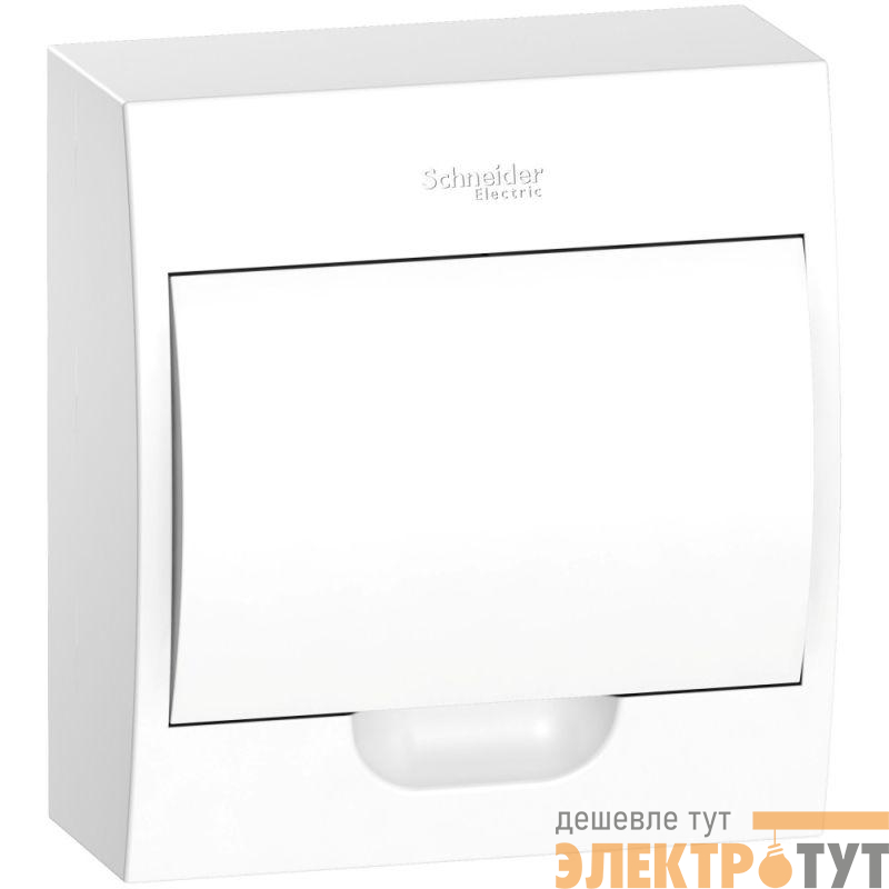 Бокс навесной ОП City9 Box 1 ряд 8мод IP40 IK07 63А 2 клеммы с бел. дверцей SE EZ9E108P2SRU