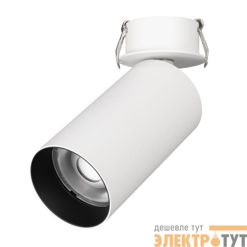 Светильник светодиодный SP-GABI-BUILT-FLAP-R60-12W Warm3000 (WH 36 deg 230В) IP40 металл Arlight 049936