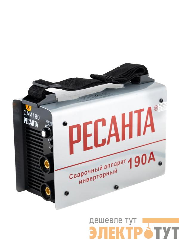 Аппарат сварочный инверторный САИ-190 190А d5 140-240В IP21 горячий старт Ресанта 65/2