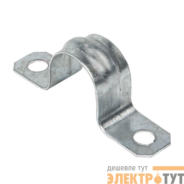 Скоба крепежная двухлапковая d19-20мм метал. EKF sm-2-19-20