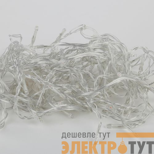 Гирлянда светодиодная "Бахрома" 2мх1м 62LED 24В IP44 мультиколор ( без трансформатора Б0041911) ЭРА Б0041906