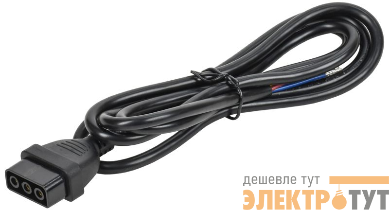 Кабель питания 1.5м для PRO светильника LED линейного черн. IEK LTP-DCKD-KP-D15-K02