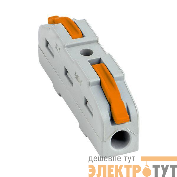 Клемма строительно-монтажная СМК проходная 222-421 1п 0.08-4кв.мм (уп.25шт) PROxima EKF plc-smk-421