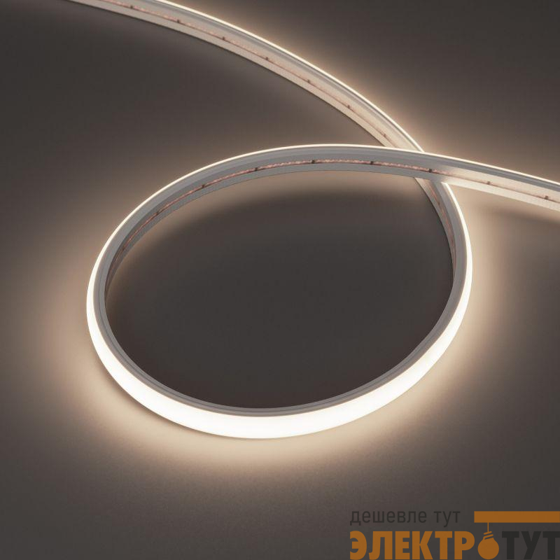 Лента светодиодная MOONLIGHT-TOP-X320-11x7mm 24V Day 4000К 10Вт/м IP65 CSP wire x2 герметичная силикон (уп.5м) Arlight 037561