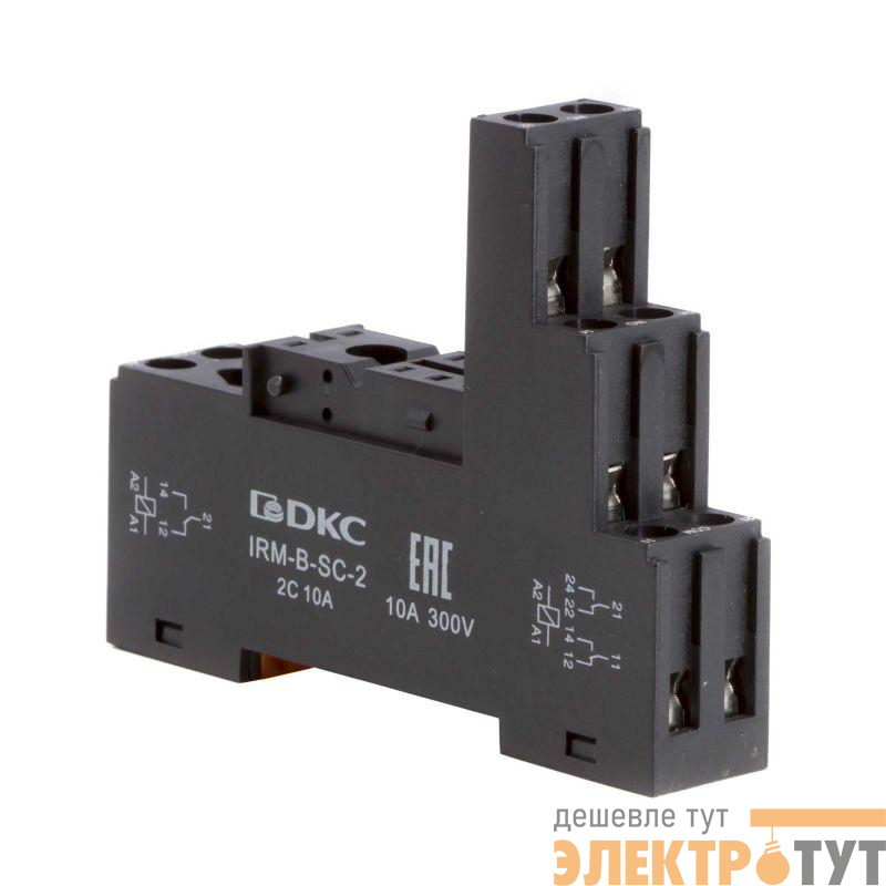 Колодка с винтовыми клеммами для реле IRM DKC IRM-B-SC-2