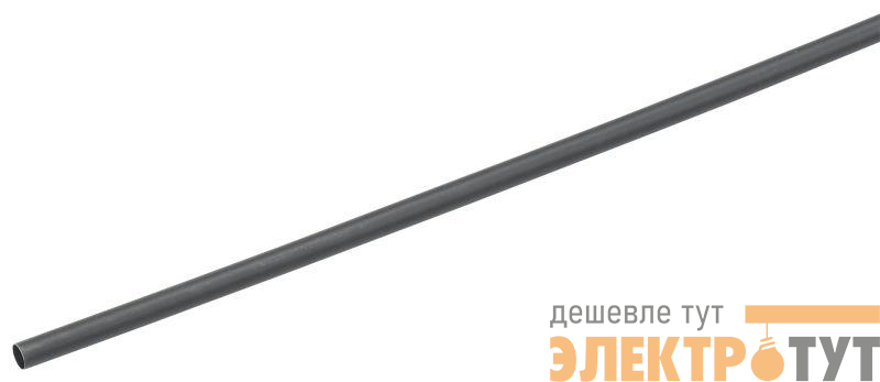 Трубка термоусадочная ТТУ 3/1.5 черн. 1м GENERICA UDR10-003-D15-001-K02-G