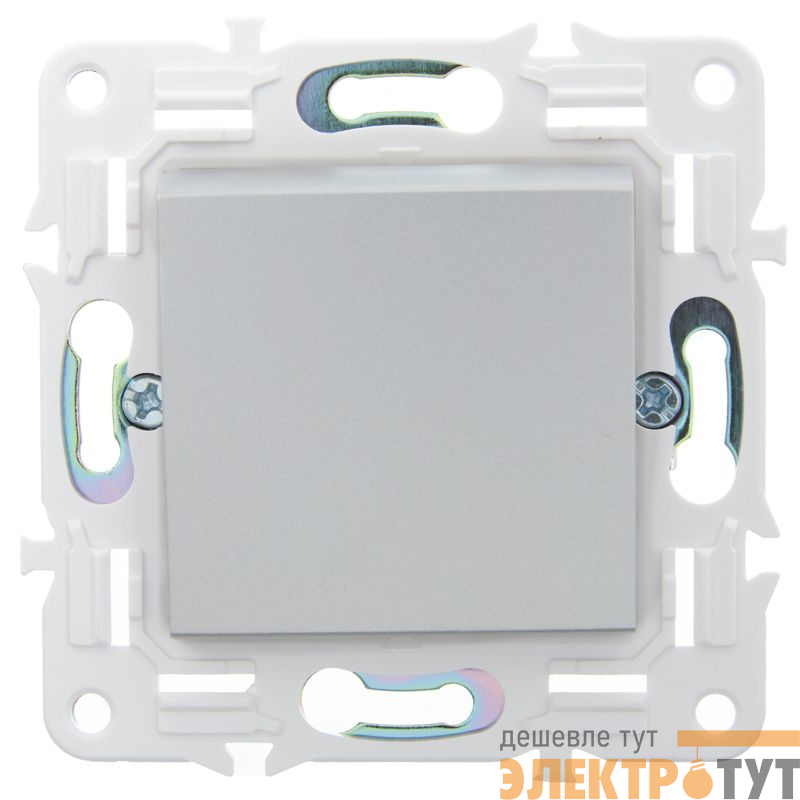Выключатель перекрестный 1-кл. SKANDY 10А SK-V03S серебр. IEK SK-V13-0-10-K23