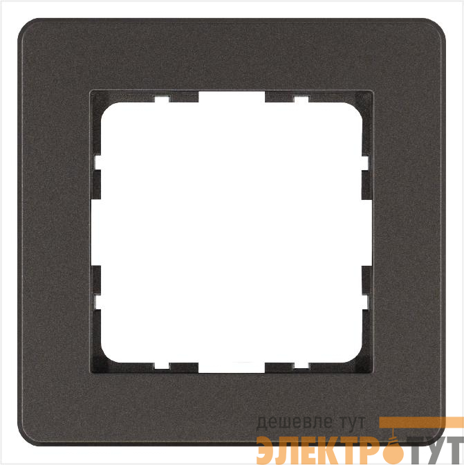 Рамка 1-м G-Flex мокко Jasmart G1101Z