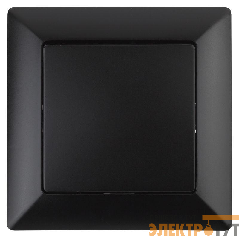 Выключатель 1-кл. СП Solo 4-101-05 10А 250В IP20 антрацит Intro Б0053548
